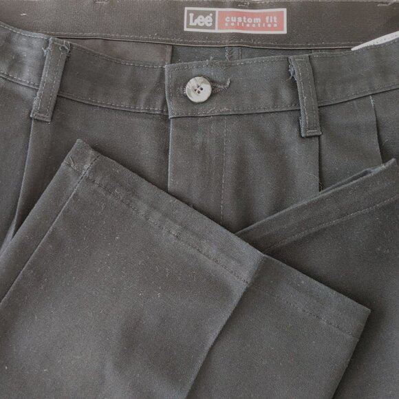 LEE Custom Fit Collection Straight Fit Men’s Black Pants Size 34Wx30L - Picture 6 of 6